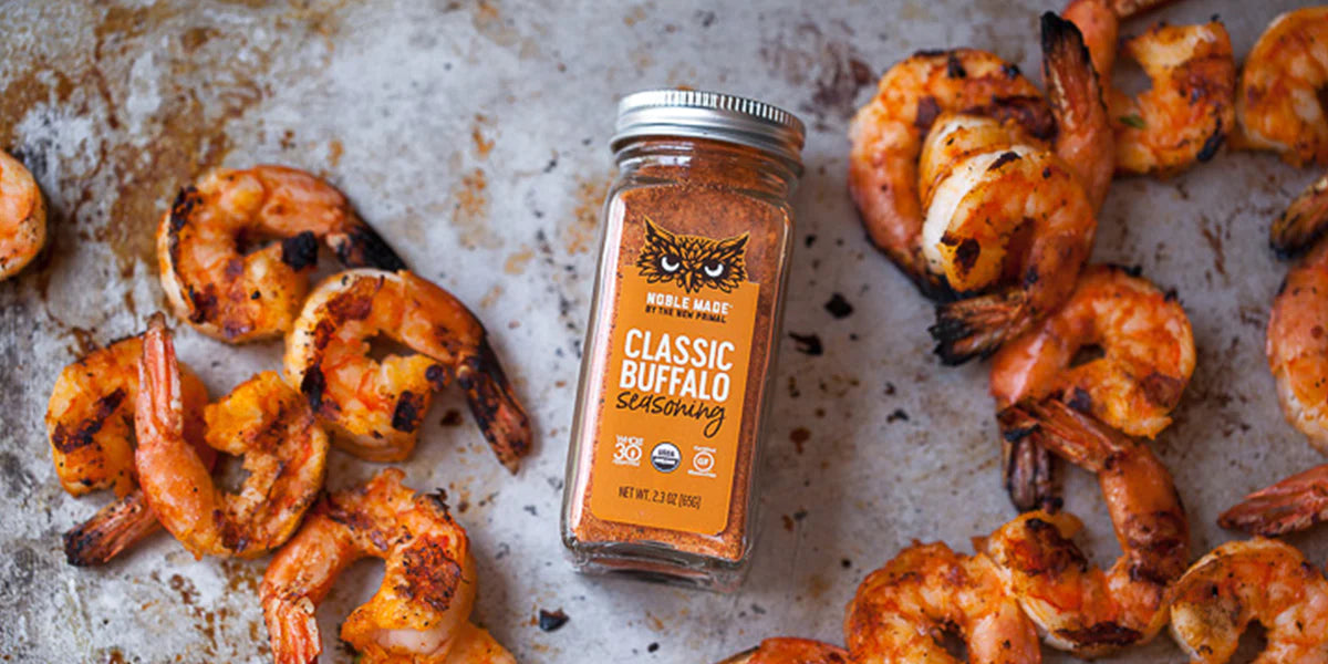 Grilled Buffalo Shrimp Noble Made