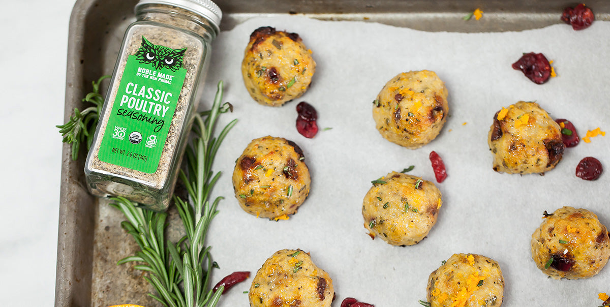 Cranberry Orange Chicken Meatballs – Noble Made