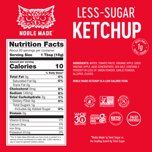 Less-Sugar Tomato Ketchup