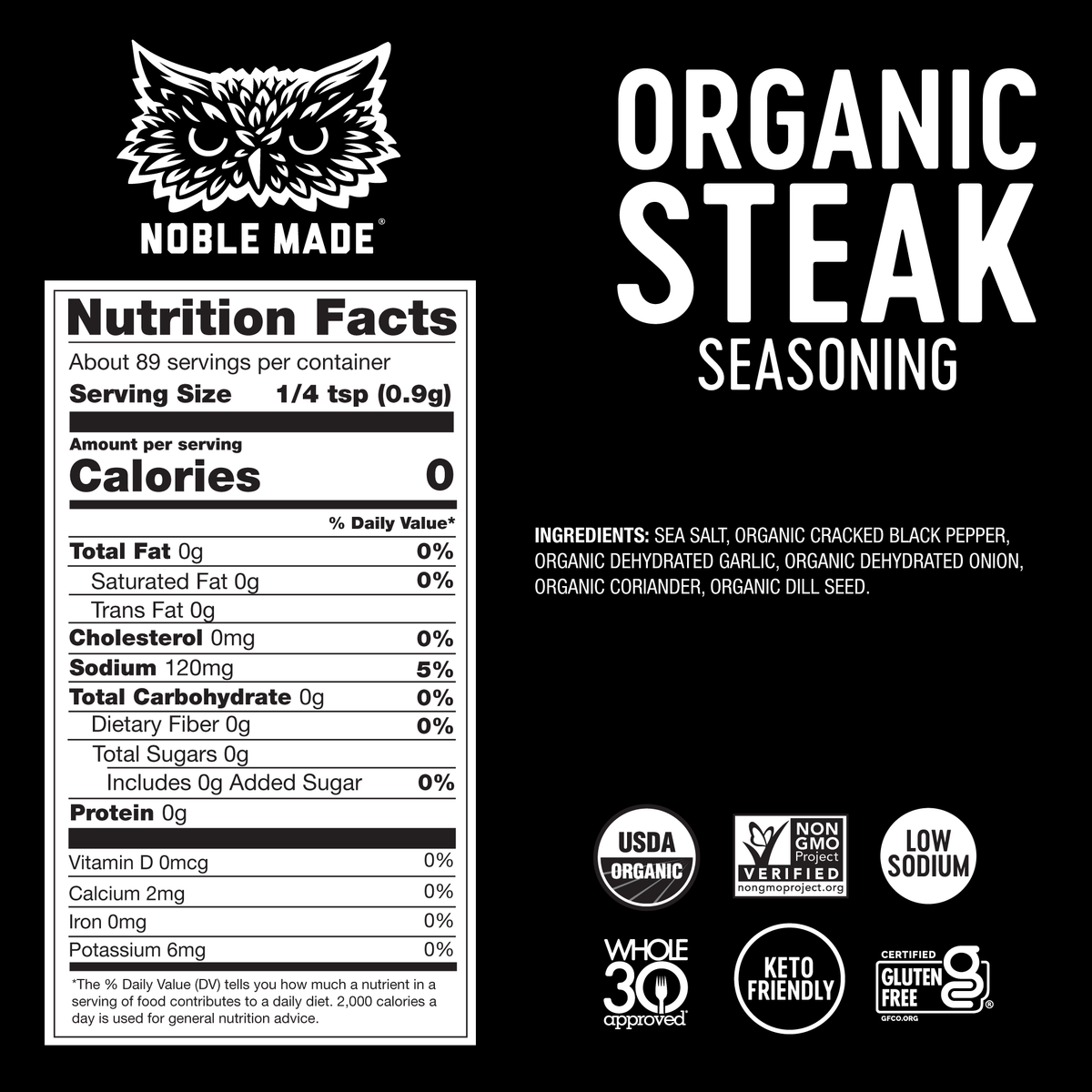 STEAK SEASONING – Gelano's Street Cuisine