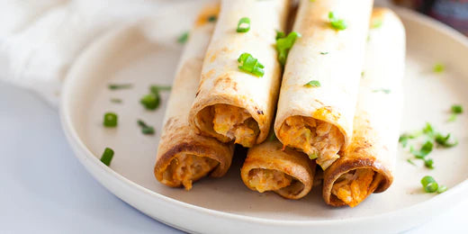 Baked Buffalo Chicken Taquitos Recipe