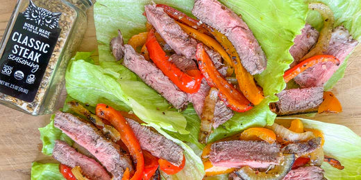 One Pan Steak Fajitas