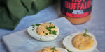 Buffalo Deviled Eggs