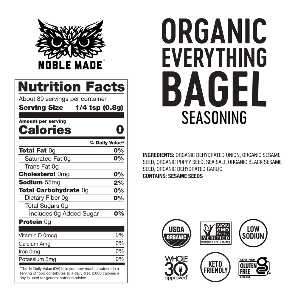 Organic Everything Bagel Seasoning (2 Count)